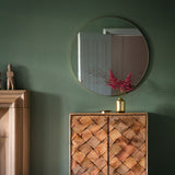 Ghedi Mertanna Round Mirror Champagne — SantoLusso®