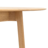 Ghedi Cabrera Oval Dining Table Oak — SantoLusso®