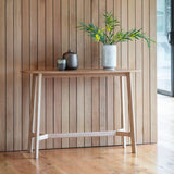 Ghedi Cabrera Console Table Oak — SantoLusso®