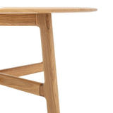 Ghedi Cabrera Round Coffee Table Oak — SantoLusso®