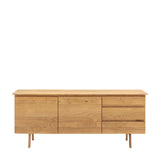 Ghedi Cabrera 2 Door 3 Drawer Sideboard Oak — SantoLusso®