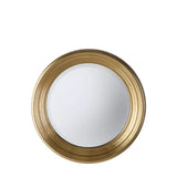Ghedi Capello Round Mirror Gold — SantoLusso®