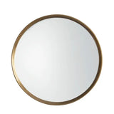 Ghedi Dolcese Round Mirror Gold — SantoLusso®