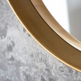 Ghedi Dolcese Round Mirror Gold — SantoLusso®