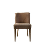 Ghedi Lucetti Chair Brown Leather (2pk) — SantoLusso®