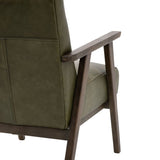 Ghedi Nadarro Armchair Heritage Green Leather — SantoLusso®