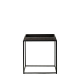 Ghedi Lemina Tray Side Table Black — SantoLusso®