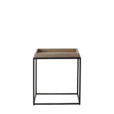 Ghedi Lemina Tray Side Table Grey — SantoLusso®