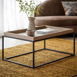 Ghedi Lemina Tray Coffee Table Grey — SantoLusso®