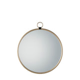 Ghedi Loressa Gold Round Mirror Large — SantoLusso®