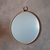 Ghedi Loressa Gold Round Mirror Large — SantoLusso®