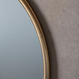 Ghedi Loressa Gold Round Mirror Large — SantoLusso®