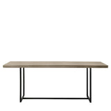 Ghedi Lemina Dining Table Grey — SantoLusso®
