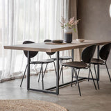 Ghedi Lemina Dining Table Grey — SantoLusso®