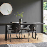 Ghedi Lemina Dining Table Black — SantoLusso®