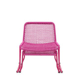 Ghedi Jussetto Lounge Chair with Footstool Pink — SantoLusso®