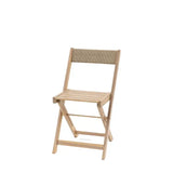 Ghedi Serrali Folding Chair Natural 2pk — SantoLusso®