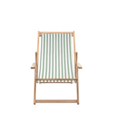 Ghedi Ippazio Deck Chair Verde Stripe — SantoLusso®
