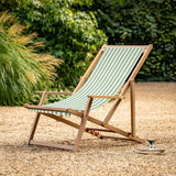 Ghedi Ippazio Deck Chair Verde Stripe — SantoLusso®