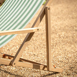 Ghedi Ippazio Deck Chair Verde Stripe — SantoLusso®