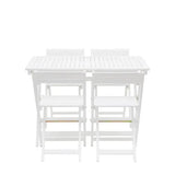 Ghedi Serrali White Foldaway Dining Set — SantoLusso®