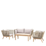 Ghedi Toni Lounge Set Natural — SantoLusso®