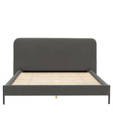 Ghedi Volante King Bedstead Warm Grey — SantoLusso®