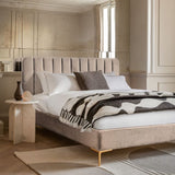 Ghedi Guinillo Double Bedstead Latte — SantoLusso®