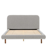 Ghedi Illora Double Bedstead Stone Grey — SantoLusso®