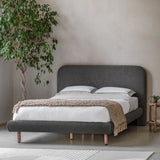 Ghedi Illora Double Bedstead Charcoal — SantoLusso®