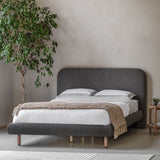 Ghedi Illora King Bedstead Charcoal — SantoLusso®