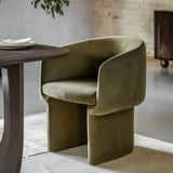 Ghedi Genzi Dining Chair Moss Green — SantoLusso®