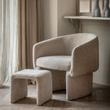 Ghedi Micah Armchair Cream — SantoLusso®