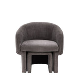 Ghedi Micah Armchair Anthracite — SantoLusso®