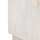 Ghedi Zalme 4 Door Sideboard Whitewash — SantoLusso®
