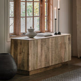 Ghedi Zalme 4 Door Sideboard Natural — SantoLusso®