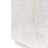 Ghedi Zalme Side Table Whitewash — SantoLusso®