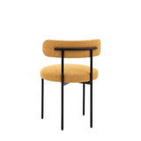 Ghedi Abram Dining Chair Ochre 2pk — SantoLusso®