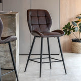 Ghedi Bertino Stool Brown 2pk — SantoLusso®