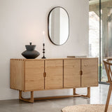 Ghedi Gianno 4 Door Sideboard Natural — SantoLusso®