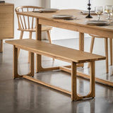 Ghedi Gianno Dining Bench Natural — SantoLusso®