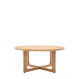 Ghedi Gianno Round Coffee Table Natural — SantoLusso®