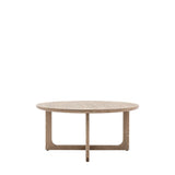 Ghedi Gianno Round Coffee Table Smoked — SantoLusso®