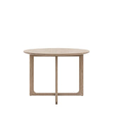 Ghedi Gianno Round Dining Table Smoked — SantoLusso®