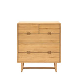 Ghedi Gianno 5 Drawer Chest Natural — SantoLusso®