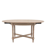Ghedi Jacob Round Ext Dining Table — SantoLusso®