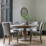 Ghedi Bellassi Round Extending Dining Table — SantoLusso®