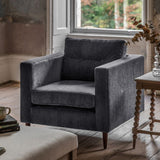 Ghedi Lorna Armchair Charcoal — SantoLusso®