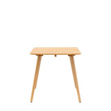Ghedi Girola Square Dining Table Natural — SantoLusso®