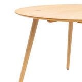 Ghedi Girola Round Dining Table Natural — SantoLusso®